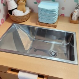 Banheira Inox para Berçário 75x40x20cm - Construinox